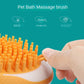 Pet Bath Brush 2-in-1 Pet SPA Massage Comb Soft Silicone Pets Shower Hair Grooming Comb Dog Cleaning Tool Pet Products