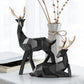 Deers Sculpture Resin Deer Statue Decoration Home Decor Statues Deer Figurines Modern Decoration Deers Table Ornament