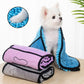 Dogs Cats Towels Super Absorbent Dog Bathrobe Microfiber Bath Towels Quick-Drying Cat Bath Towel For Pets Towel Dog Towels Pet Products