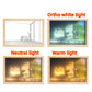 Illuminated Picture LED Decorative Light Painting Bedside Picture Style Creative Modern Simulate Sunshine Drawing Night Light Gift